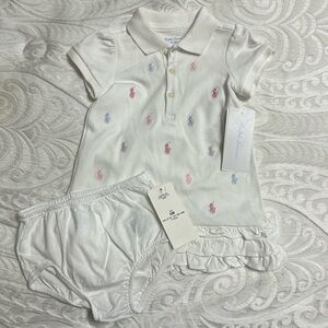 Ralph Lauren baby girl 2 piece set